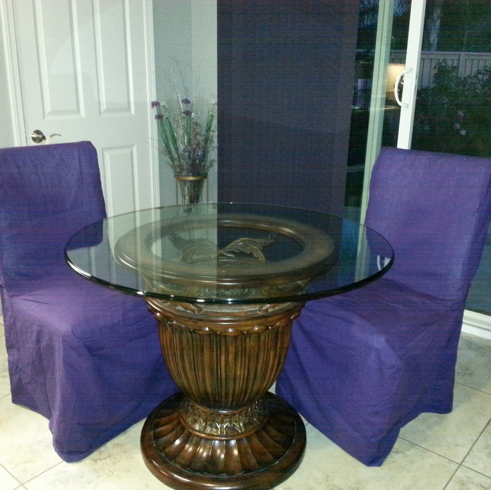 Purple Chair Covers